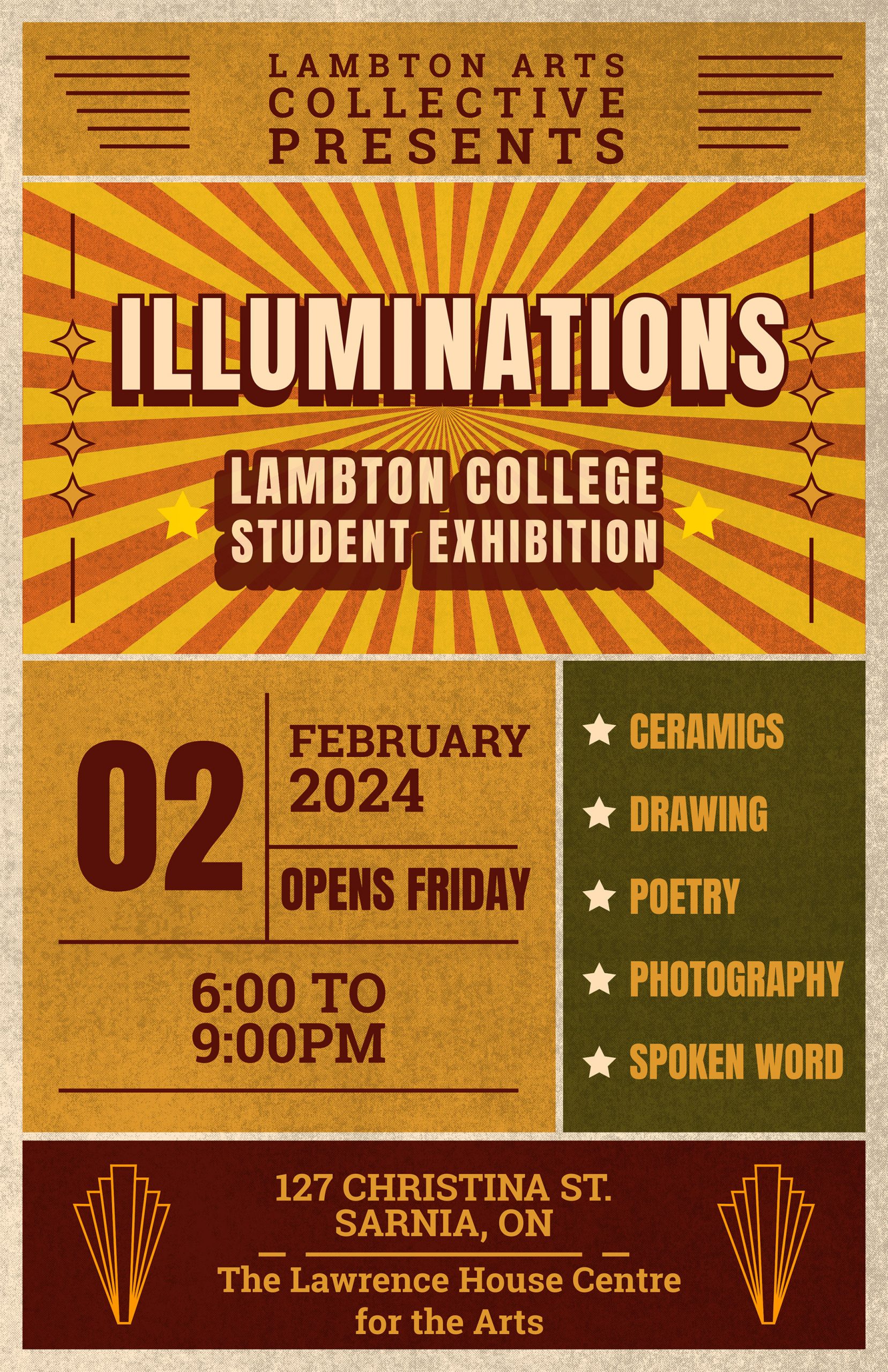 Illuminations Lambton College Student Exhibition Opening 6 9 PM at